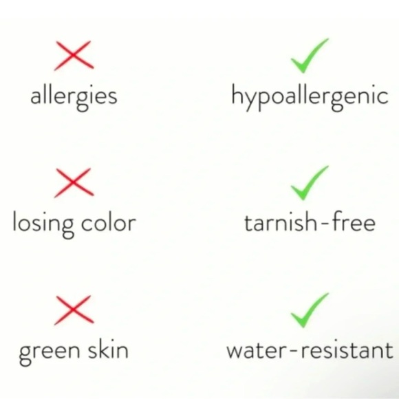 Anthropologie Cross Stainless Steel Crystal Waterproof Earrings - Picture 4 of 4